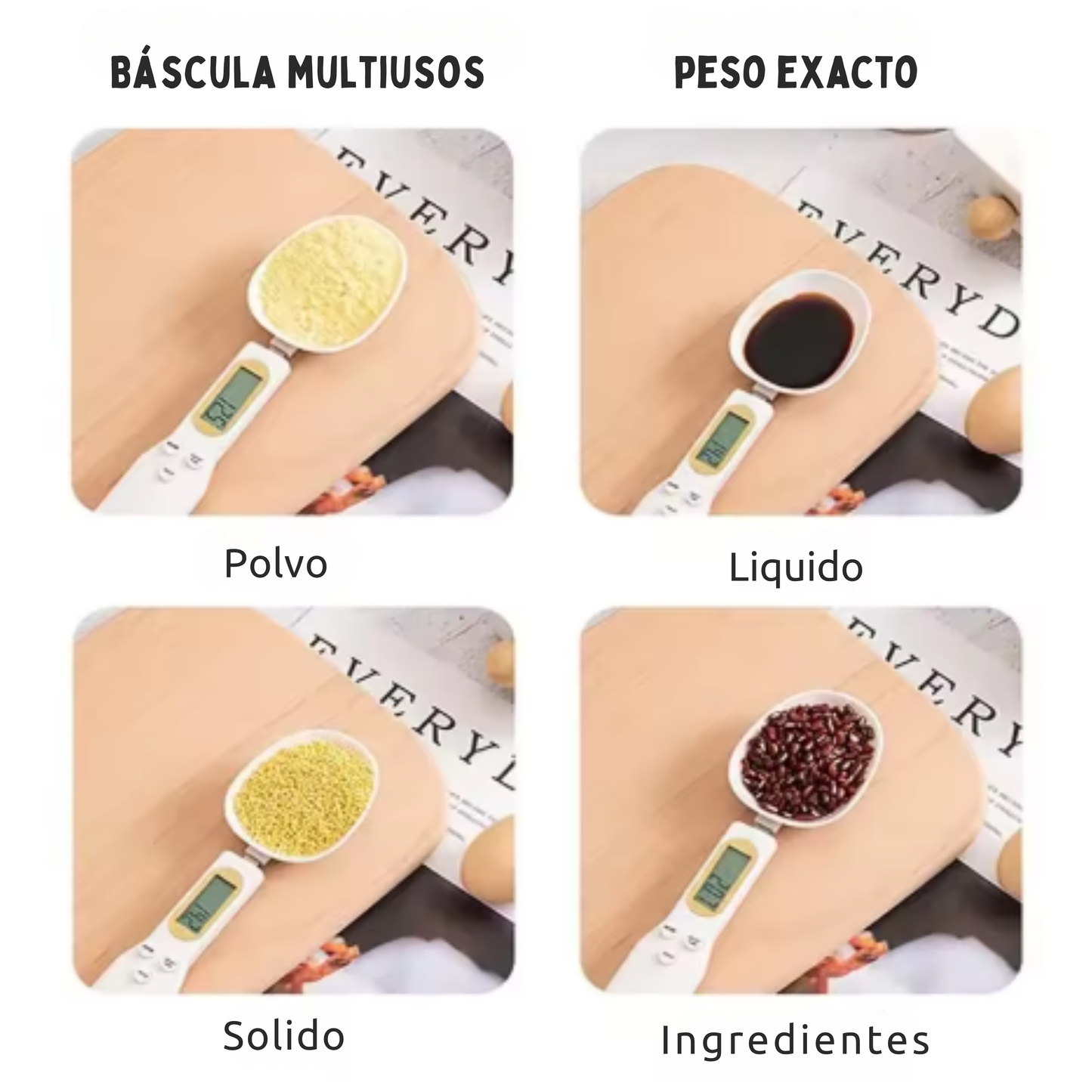 Cuchara con Bascula Digital Inteligente